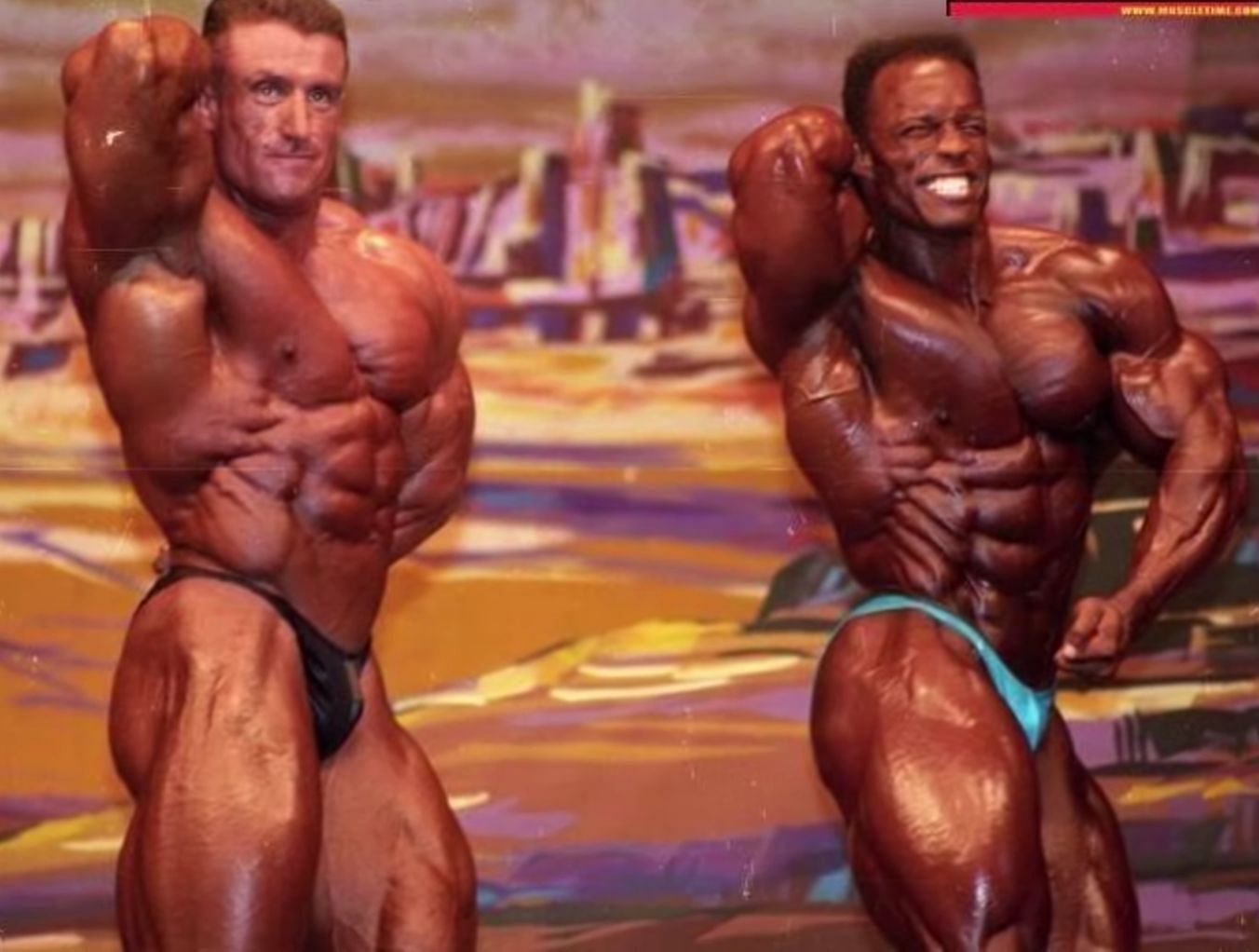 They competed in huge events in the 1990s. (Image YouTube/Nick's Strength and Power)